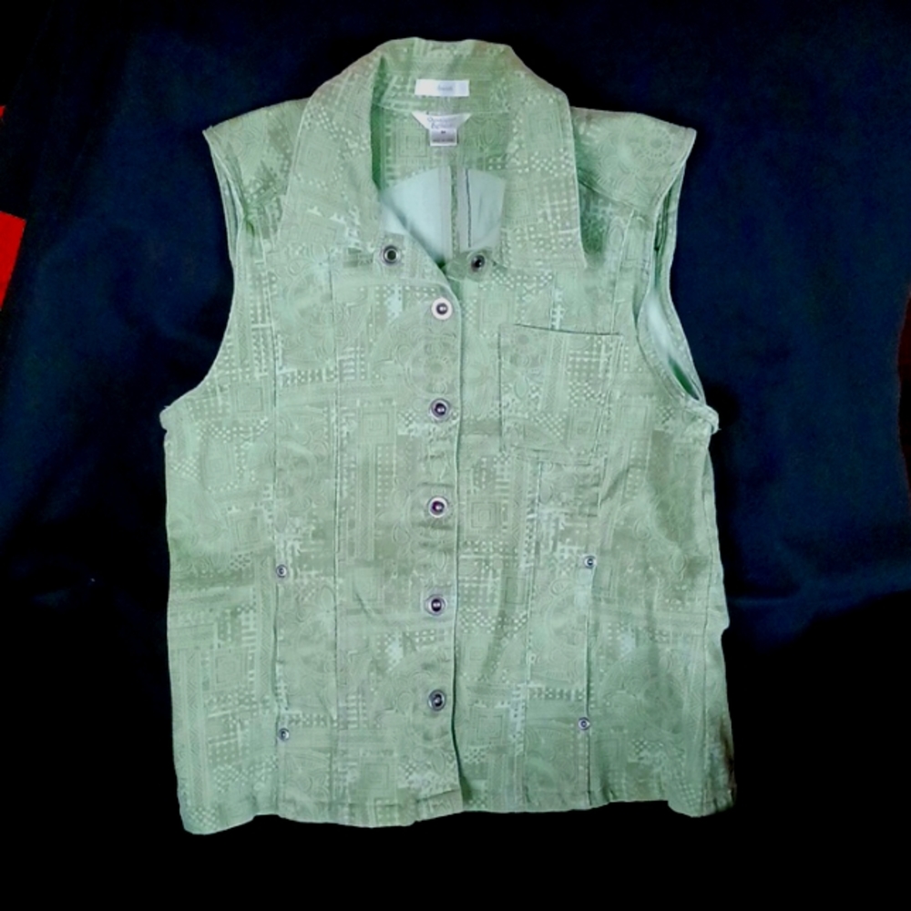 Christopher & Banks Collared Vest
